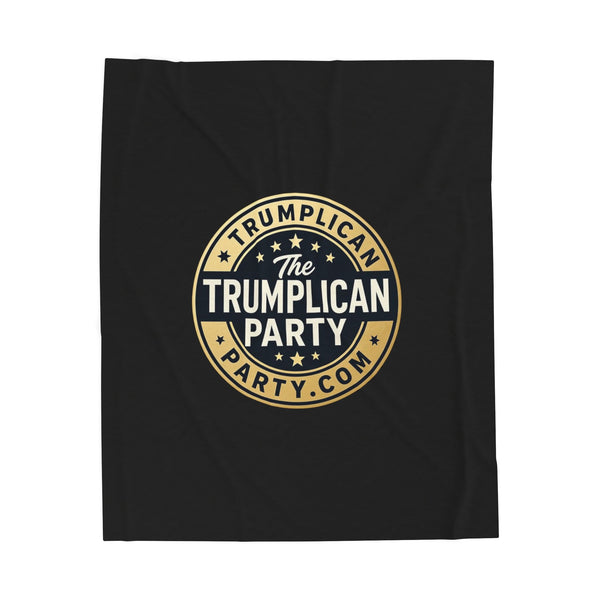 The Trumplican Party™ Velveteen Throw Blanket | D-24