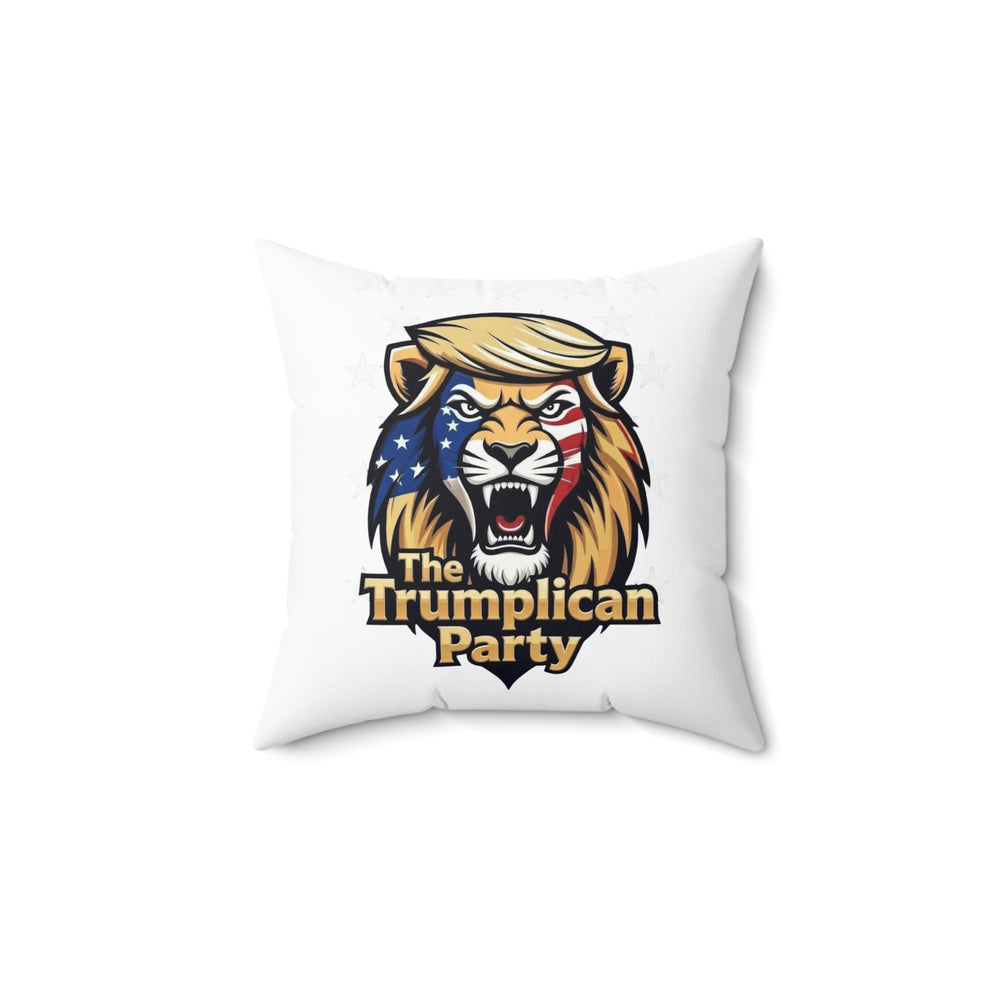 The Trumplican Party™ Throw Pillow | D-7 - Image 1
