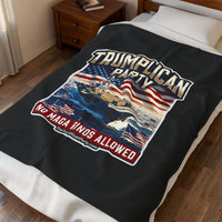 The Trumplican Party™ Velveteen Throw Blanket | D-75 - Image 3