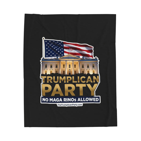The Trumplican Party™ Velveteen Throw Blanket | D-62