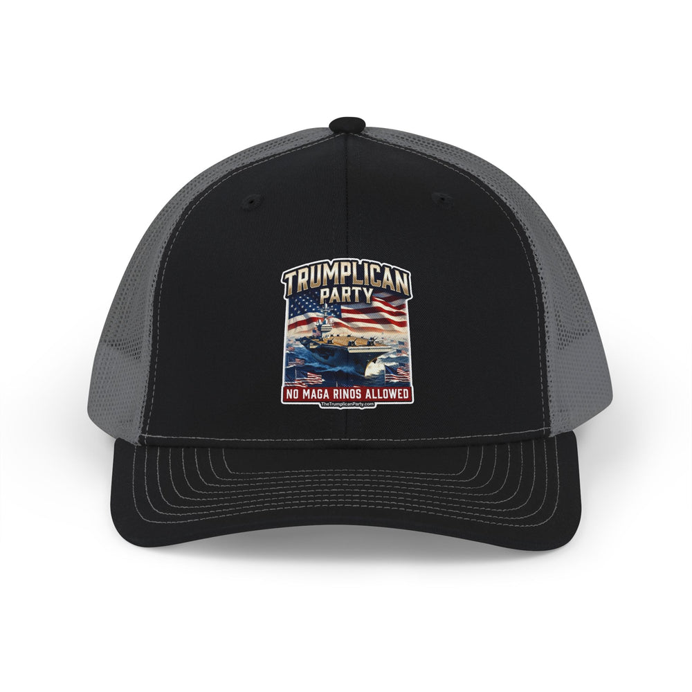 The Trumplican Party™ Mesh Snapback Trucker Cap | D-75 - Image 1