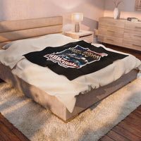 The Trumplican Party™ Velveteen Throw Blanket | D-77 - Image 4