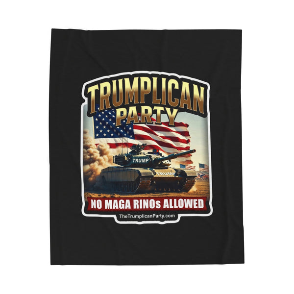The Trumplican Party™ Velveteen Throw Blanket | D-65