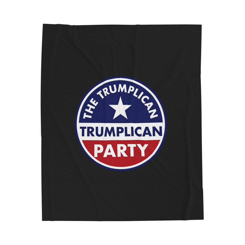 The Trumplican Party™ Velveteen Throw Blanket | D-19 - Image 1