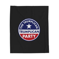 The Trumplican Party™ Velveteen Throw Blanket | D-19 - Image 1