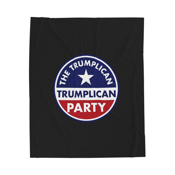 The Trumplican Party™ Velveteen Throw Blanket | D-19