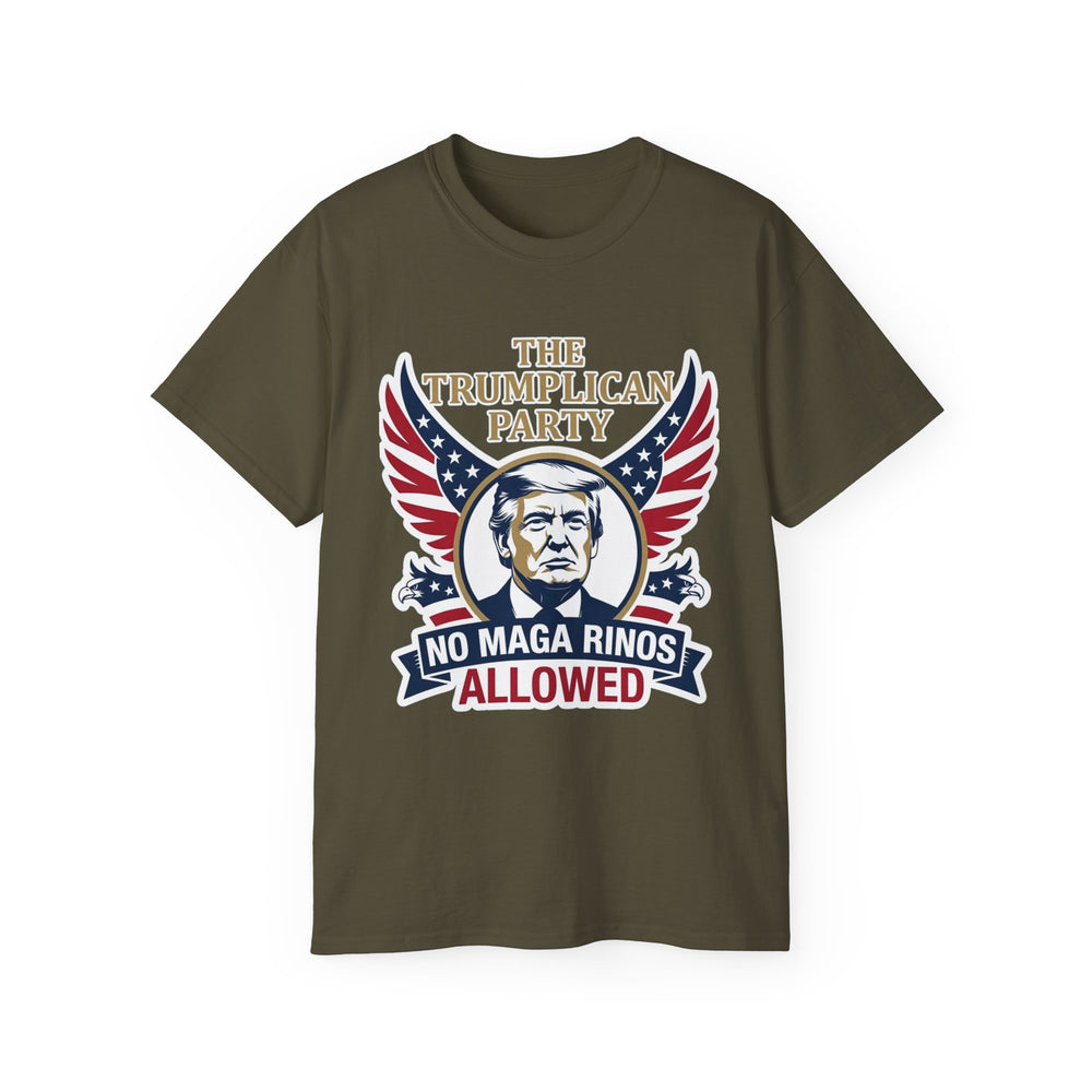 Trumplican Party T‑Shirt – "No MAGA RINOS Allowed" Patriotic Tee - Image 5
