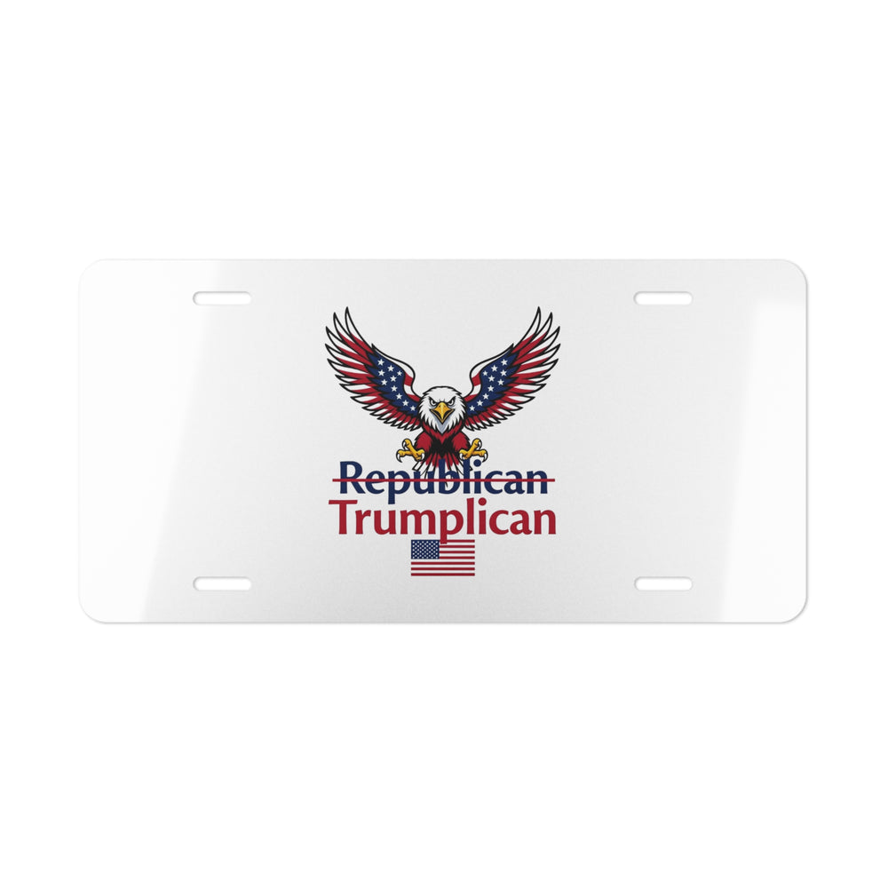 The Trumplican Party™ License Plate Front Tag | D-11 - Image 1