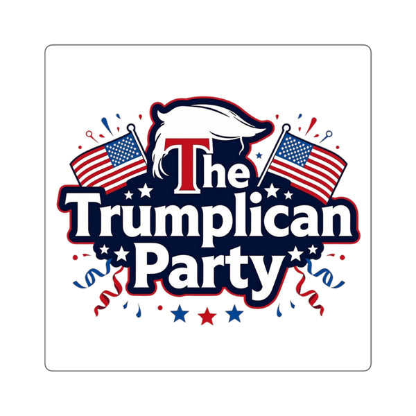 The Trumplican Party™ Square Bumper Sticker | D-1