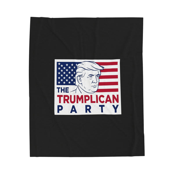 The Trumplican Party™ Velveteen Throw Blanket | D-21