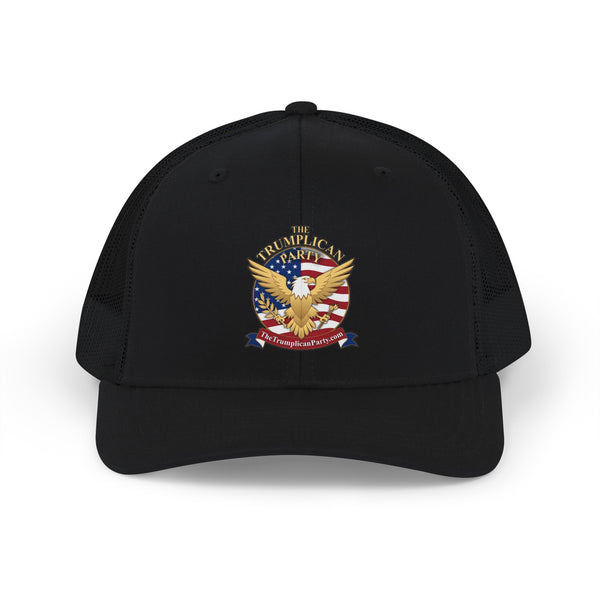 The Trumplican Party™ Mesh Snapback Trucker Cap | D-42