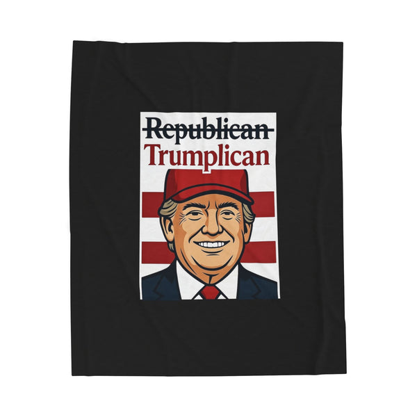 The Trumplican Party™ Velveteen Throw Blanket | D-38