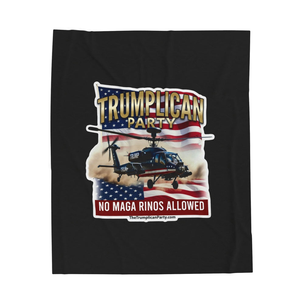 The Trumplican Party™ Velveteen Throw Blanket | D-73 - Image 1