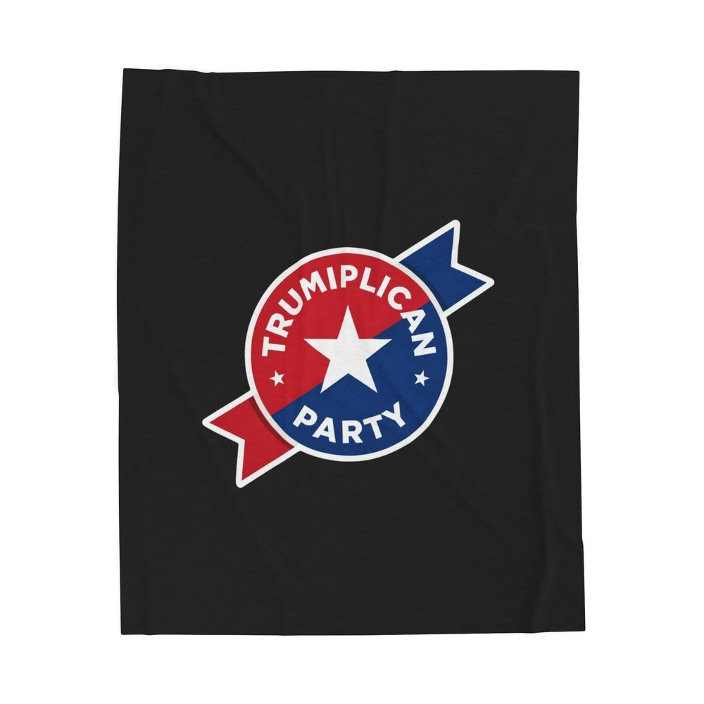 The Trumplican Party™ Velveteen Throw Blanket | D-30 - Image 1