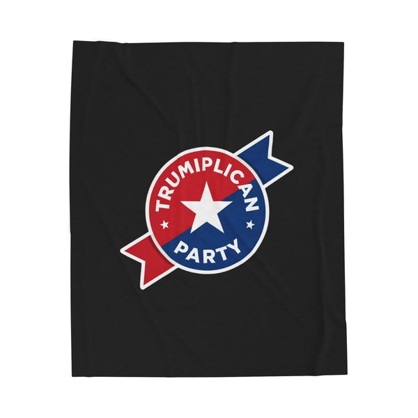 The Trumplican Party™ Velveteen Throw Blanket | D-30