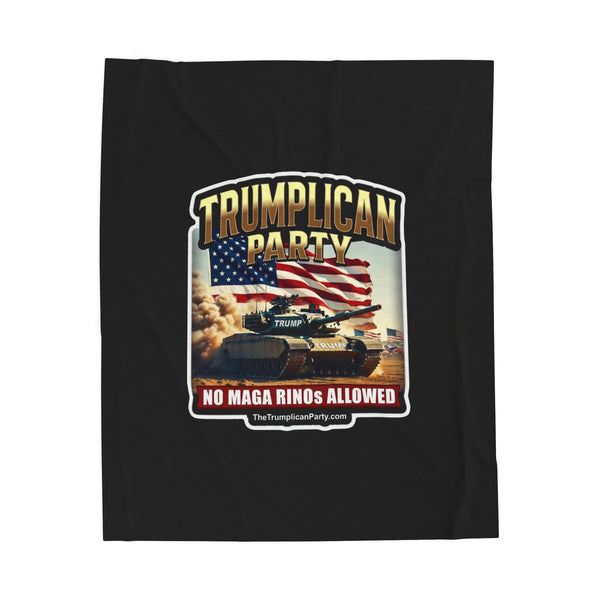 The Trumplican Party™ Velveteen Throw Blanket | D-64