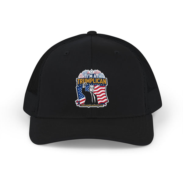 The Trumplican Party™ Mesh Snapback Trucker Cap | D-46