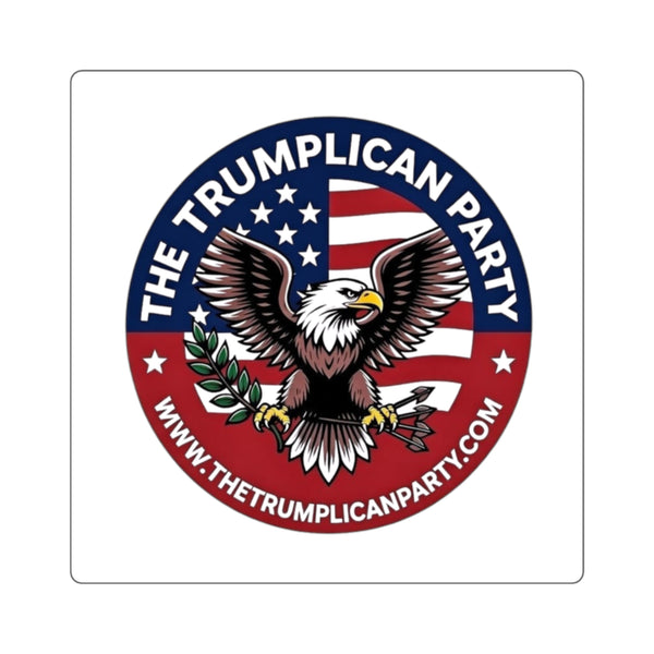 The Trumplican Party™ Square Bumper Sticker | D-12