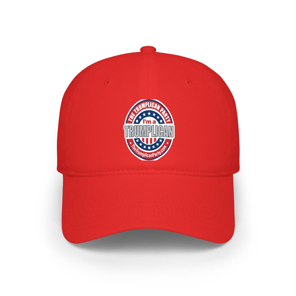 Patriotic 'Trump 2024' Low Profile Baseball Cap - Image 1
