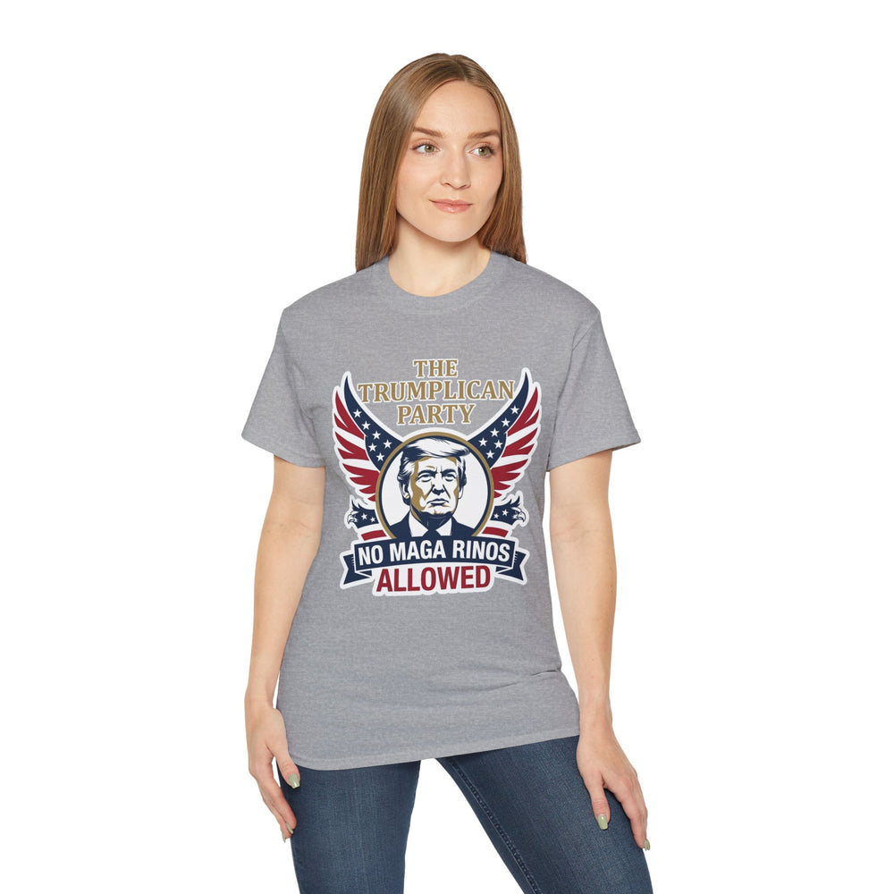Trumplican Party T‑Shirt – "No MAGA RINOS Allowed" Patriotic Tee - Image 20