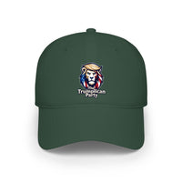 Low Profile Baseball Cap — 'Truipplican Party' Lion Logo Red Hat - Image 4