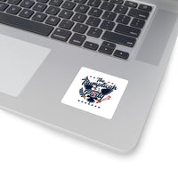 Square Sticker — “The Trumplican Party” Patriotic Eagle Political Decal - Image 2