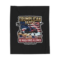 The Trumplican Party™ Velveteen Throw Blanket | D-69 - Image 1