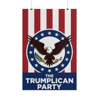 Rolled Poster — "The Trumplcian Party" Patriotic Eagle Wall Art - Image 8
