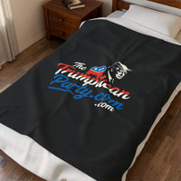 The Trumplican Party™ Velveteen Throw Blanket | D-33 - Image 3