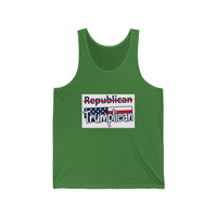 The Trumplican Party™ Unisex Tank Top | D-37 - Image 3
