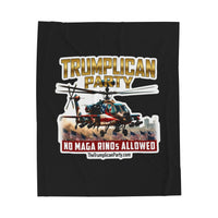 The Trumplican Party™ Velveteen Throw Blanket | D-68 - Image 1