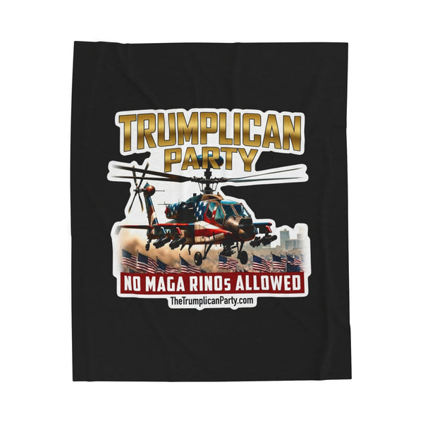 The Trumplican Party™ Velveteen Throw Blanket | D-68