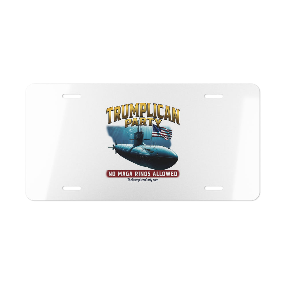 The Trumplican Party™ License Plate Front Tag | D-71 - Image 1