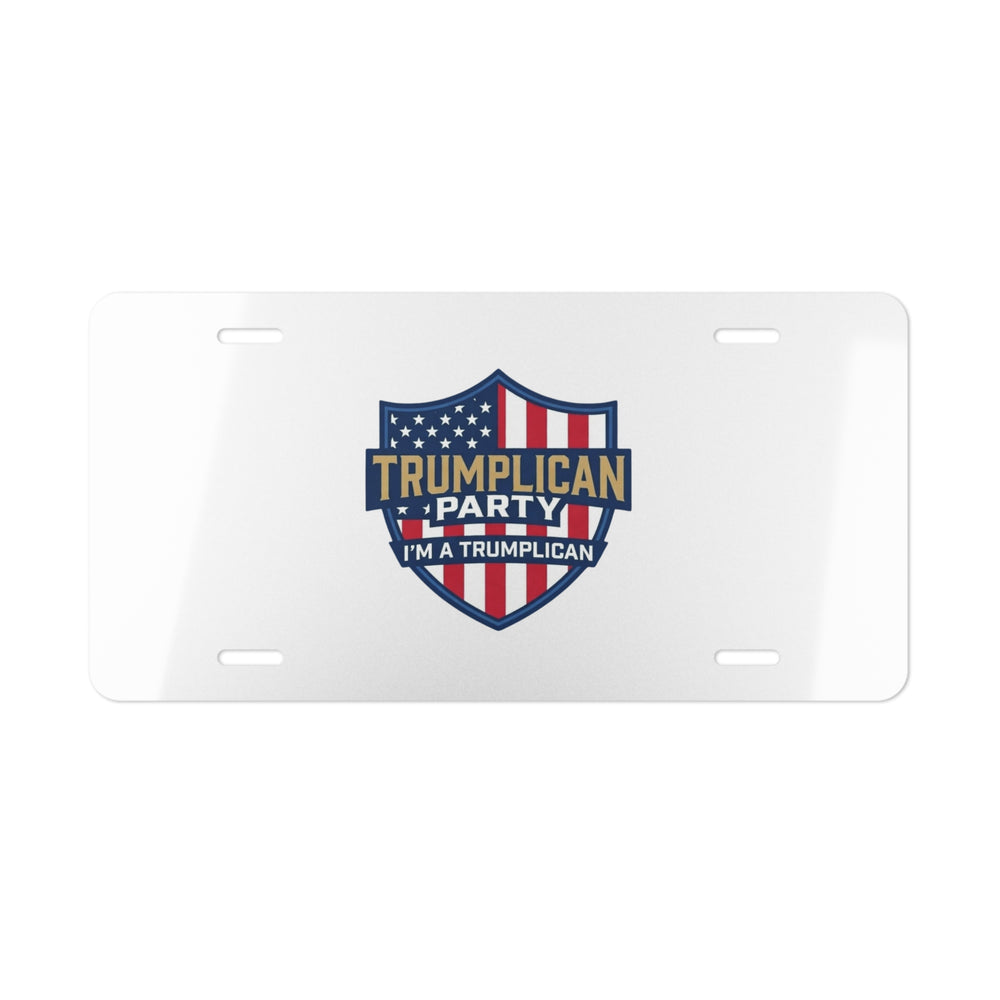 The Trumplican Party™ License Plate Front Tag | D-53 - Image 1