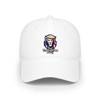 Low Profile Baseball Cap — 'Truipplican Party' Lion Logo Red Hat - Image 7