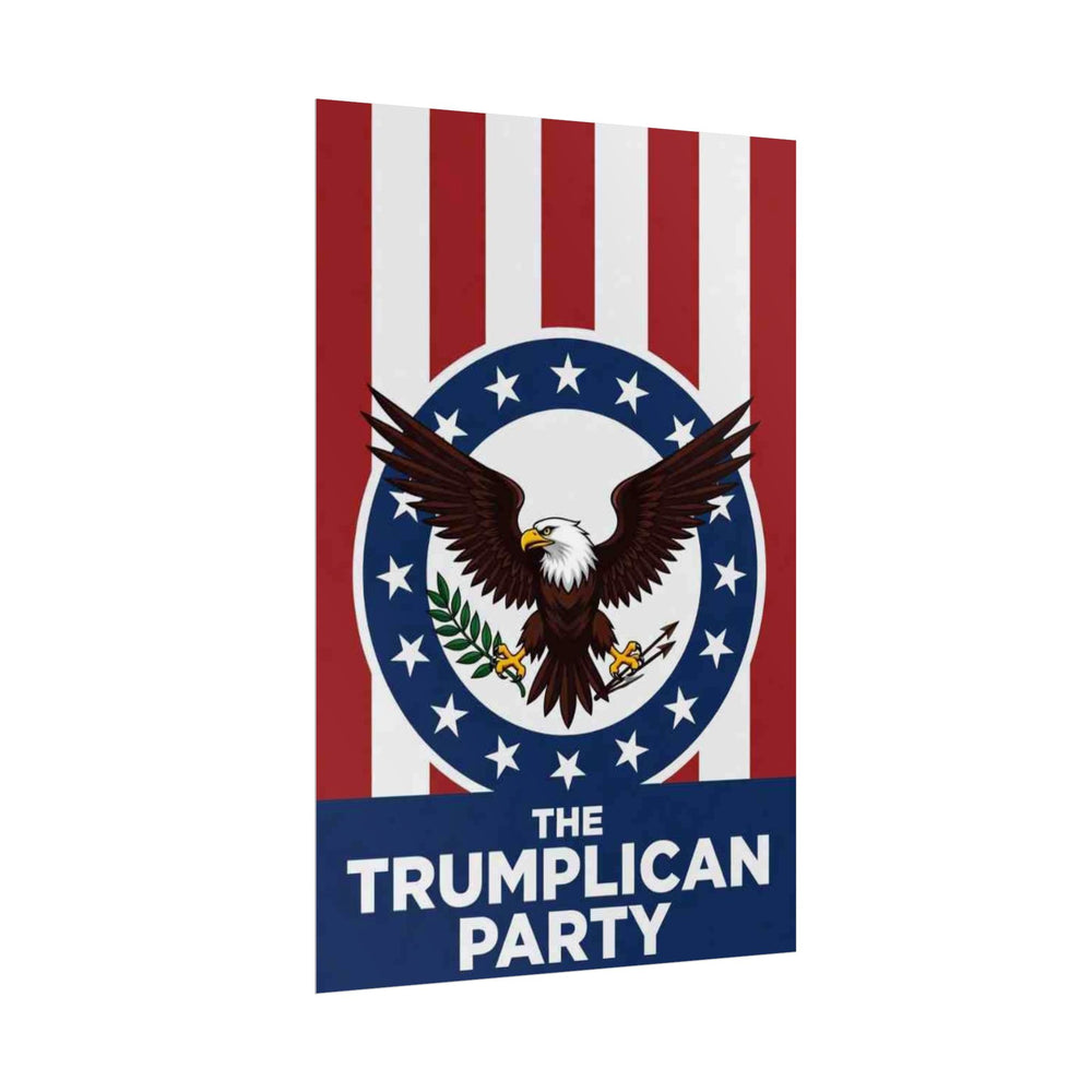 Rolled Poster — "The Trumplcian Party" Patriotic Eagle Wall Art - Image 12