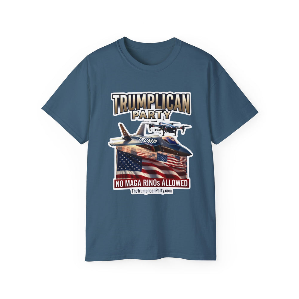 Political T‑Shirt — “Trumpllican Party” No MAGA RINOs Allowed Graphic Tee - Image 57