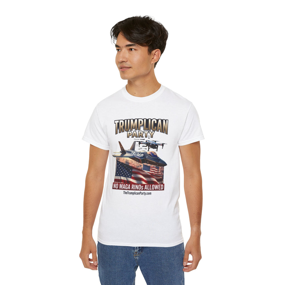 Political T‑Shirt — “Trumpllican Party” No MAGA RINOs Allowed Graphic Tee - Image 13