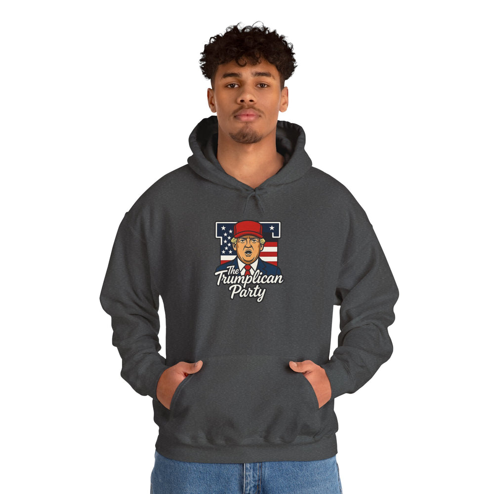 Political Parody Hoodie — "The Trumplican Party" Graphic - Image 32