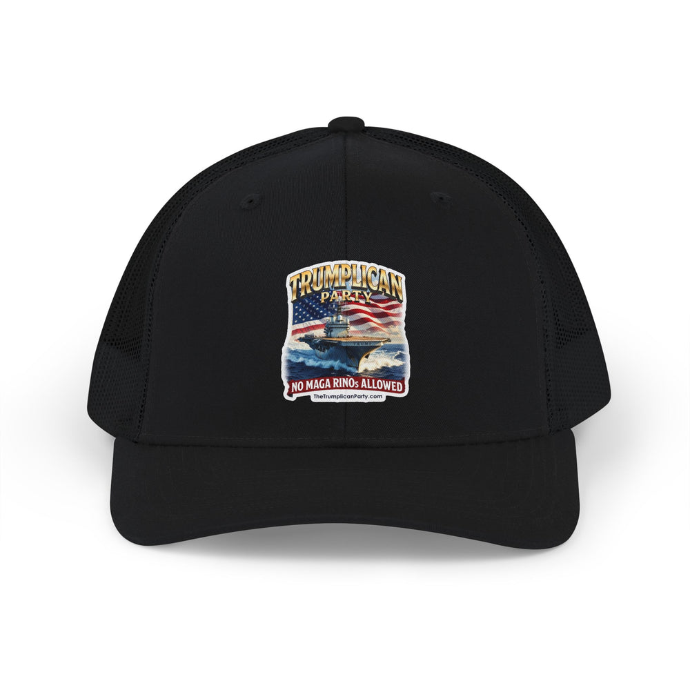 The Trumplican Party™ Mesh Snapback Trucker Cap | D-76 - Image 3