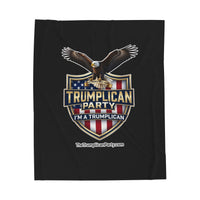 The Trumplican Party™ Velveteen Throw Blanket | D-51 - Image 1