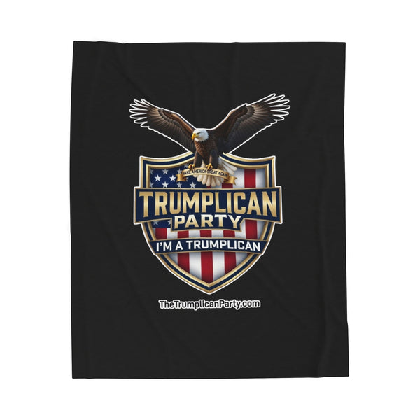 The Trumplican Party™ Velveteen Throw Blanket | D-51