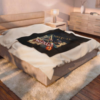 The Trumplican Party™ Velveteen Throw Blanket | D-39 - Image 4