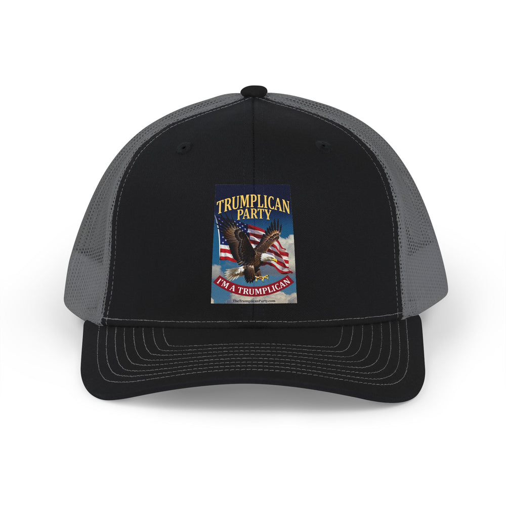 The Trumplican Party™ Mesh Snapback Trucker Cap | D-59 - Image 1