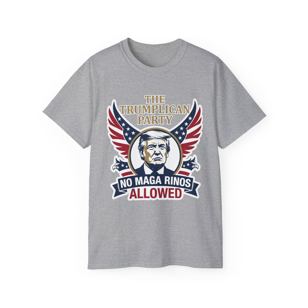 Trumplican Party T‑Shirt – "No MAGA RINOS Allowed" Patriotic Tee - Image 3