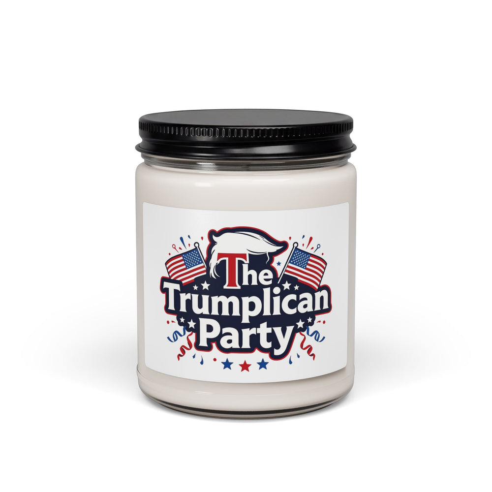 The Trumplican Party™ Scented Soy Candle 9oz Jar | D-1 - Image 1