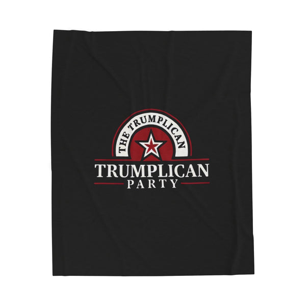 The Trumplican Party™ Velveteen Throw Blanket | D-4