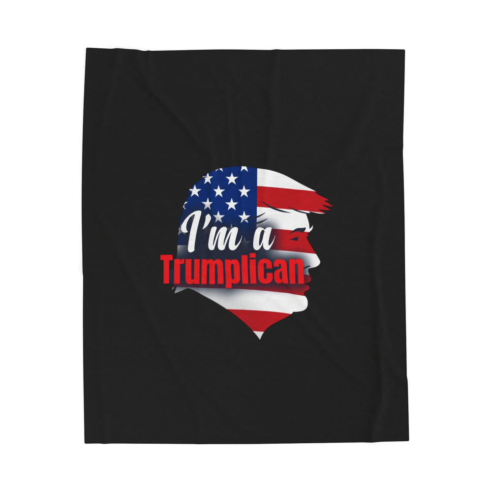 The Trumplican Party™ Velveteen Throw Blanket | D-36 - Image 1