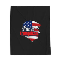 The Trumplican Party™ Velveteen Throw Blanket | D-36 - Image 1