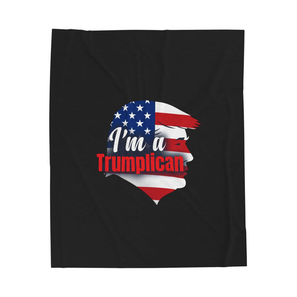 The Trumplican Party™ Velveteen Throw Blanket | D-36